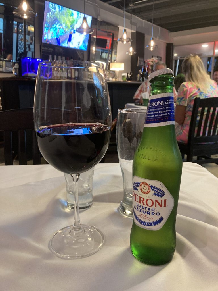 Birra Peroni Cafe Italia Fort Lauderdale
